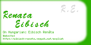 renata eibisch business card